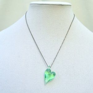 Glass Heart Necklace